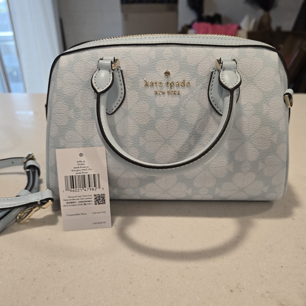 Kate spade small Dolly flower duffle crossbody